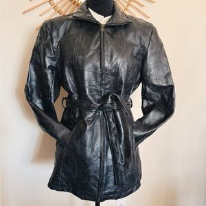 Women's Black Leather Jacket